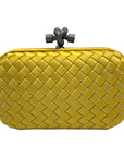 Bottega Veneta Pochette Knot Clutch in Yellow