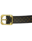 Louis Vuitton Malletier Belt Monogram Canvas Thin 75