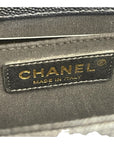 Chanel Boy Bag Small in Chevron Quilted Calfskin Black