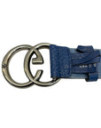 Gucci GG Blue Leather Belt