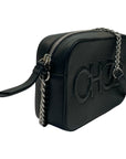 Jimmy Choo Balti Embossed Leather Camera Bag