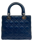 Lady Dior Medium Dark Blue