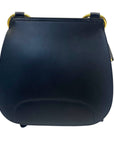 Burberry Black Leather Studded Bridle Crossbody Bag