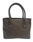 Furla Dark Beige Saffiano Leather Linda Tote