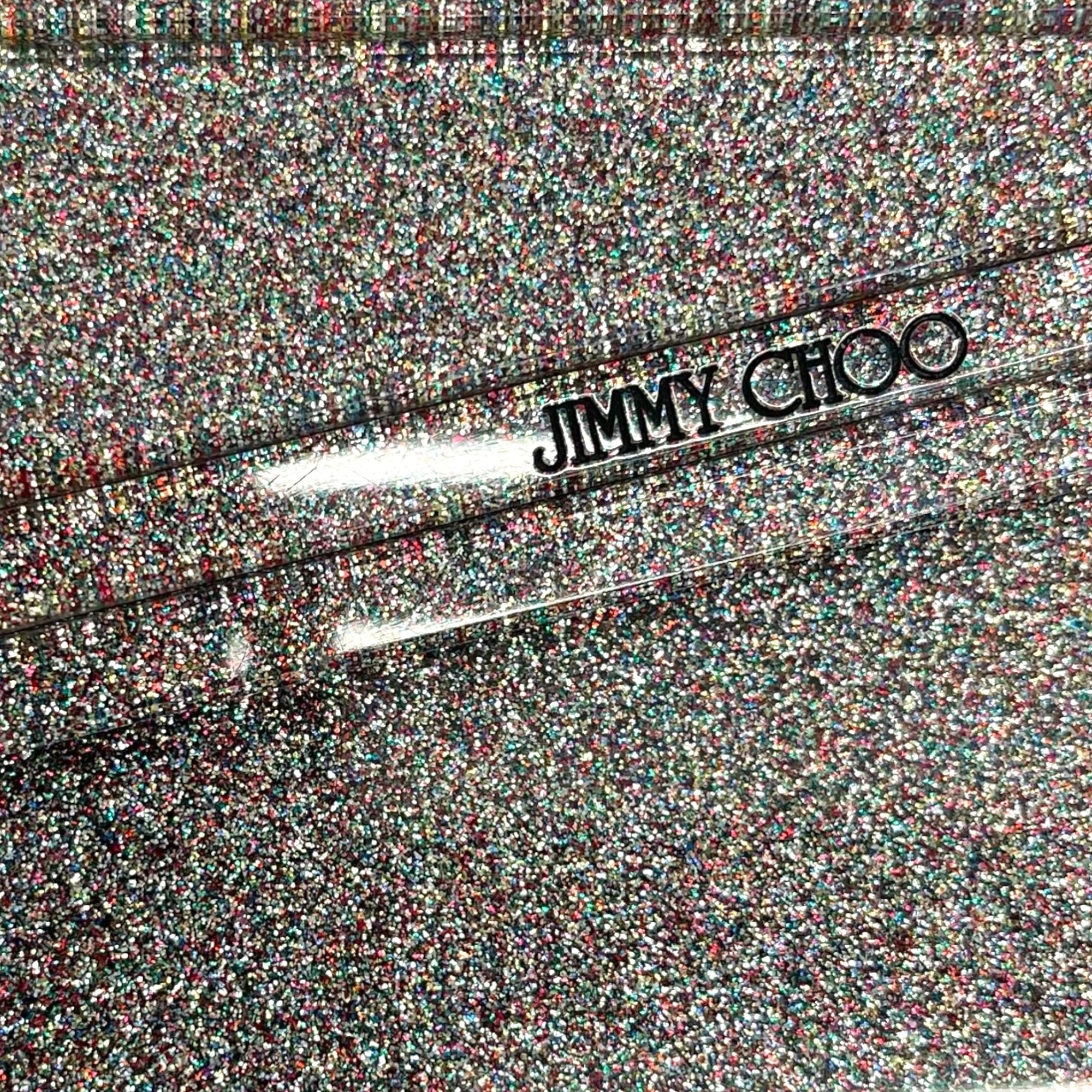 Jimmy Choo Course Glitter Candy Clutch