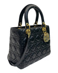 Christian Dior Lady Dior in Calfskin Medium