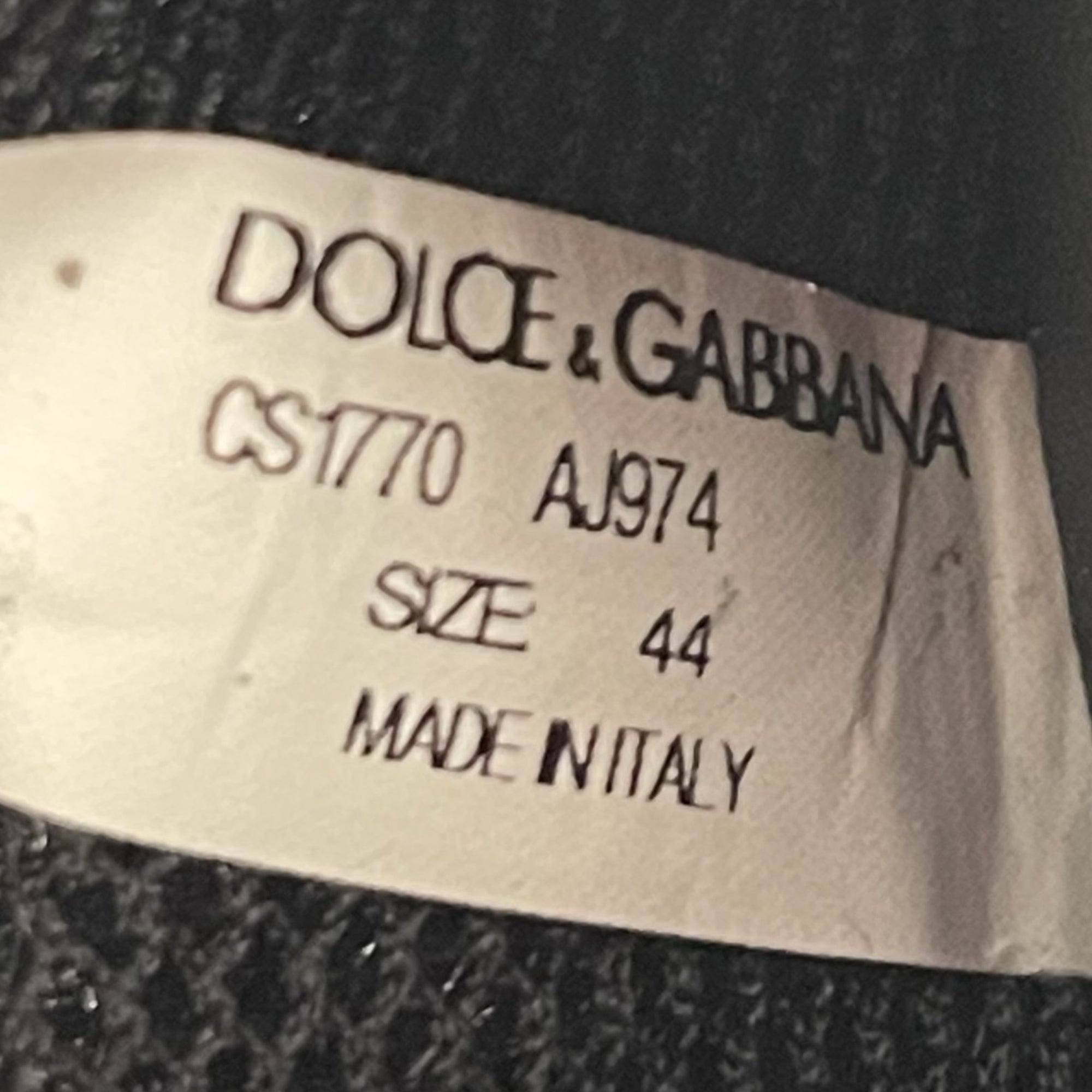 Dolce &amp; Gabbana Tricolor Nylon and Leather NS1 Sneakers Size 44