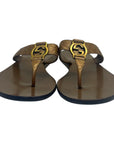 Gucci Guccisima Web GG Flat Thong Sandals EU 37