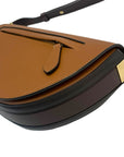 Calfskin Mini Two-Tone Olympia Shoulder Bag Warm Tan