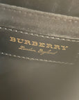 Burberry Black Leather Studded Bridle Crossbody Bag