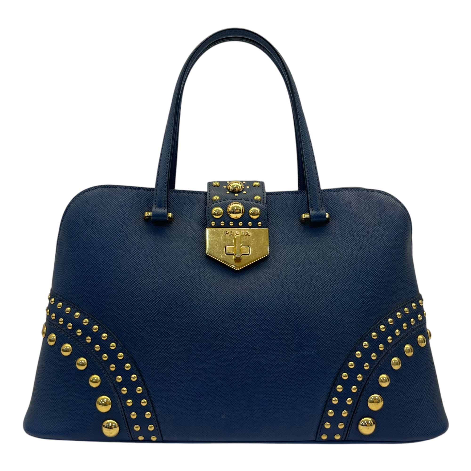 Prada Studded handbag blue