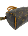 Louis Vuitton Monogram Canvas Nano Speedy Bandouliere Bag