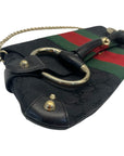 Gucci GG Supreme Canvas Horsebit Chain Handle Bag