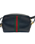 Gucci Web Leather Crossbody Bag