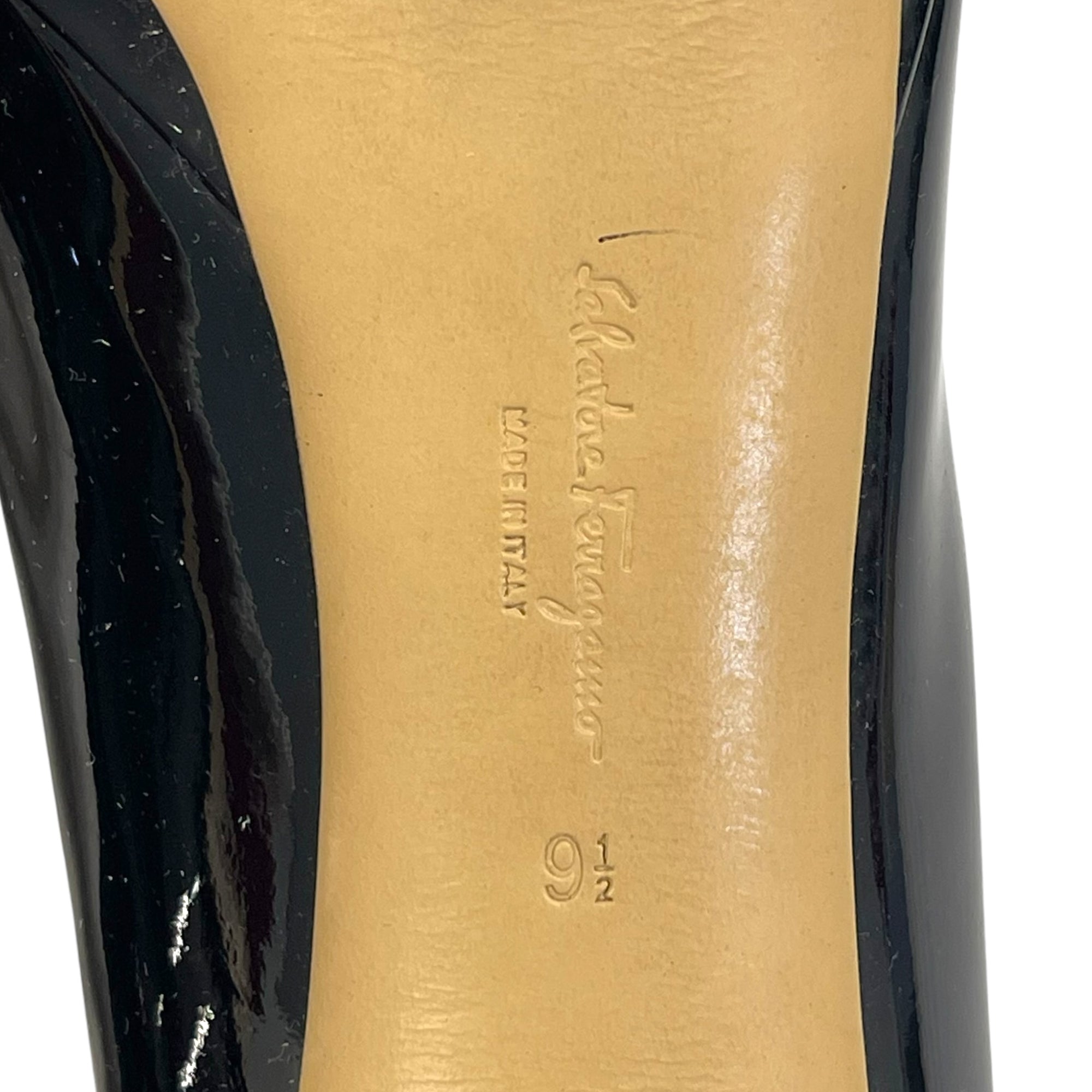 Salvatore Ferragamo Peep Toe Heels Size US 9.5