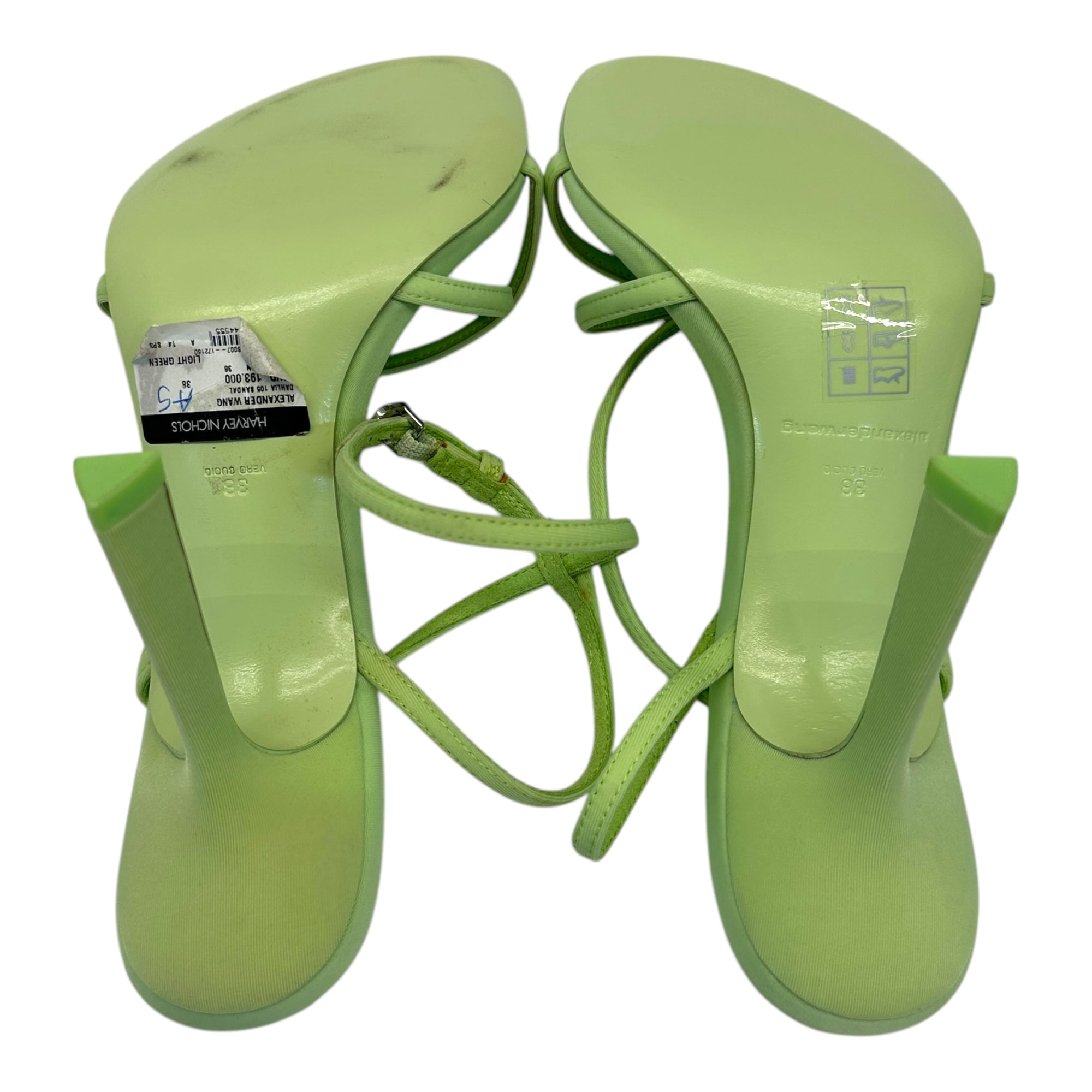 Alexander Wang Green Tie Up Sandals  EU 38