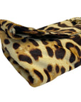 Jimmy Choo Leopard Print Calf Hair Sandra Clutch