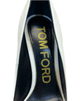 Tom Ford Iconic T Leather Pumps Size EU 38