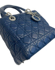 Lady Dior Medium Dark Blue