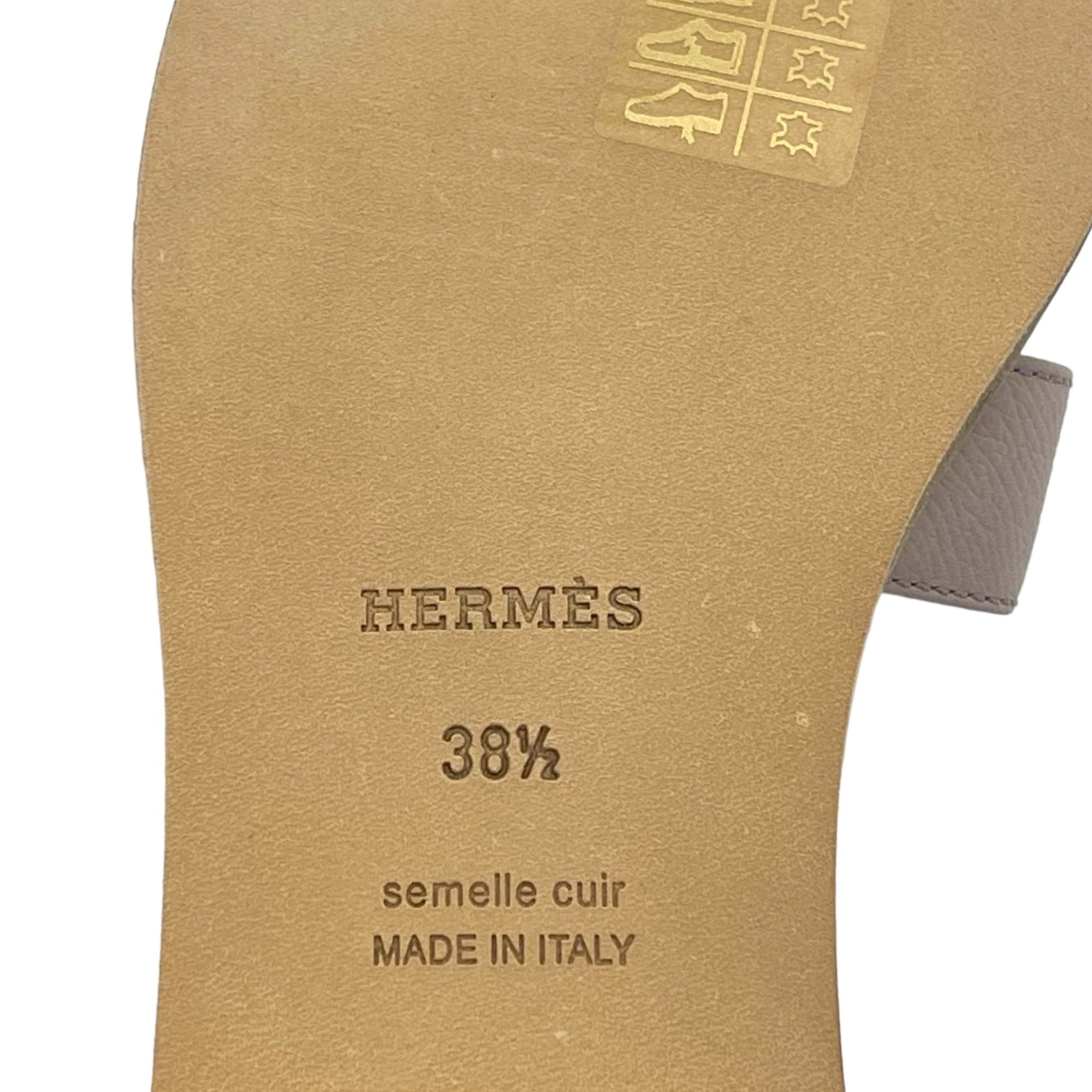 Hermes Orans Sandal Size EU 38.5