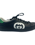 Gucci Interlocking G Tricolor Leather Low Top Sneakers EU 43.5