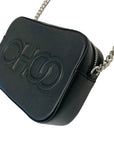 Jimmy Choo Balti Embossed Leather Camera Bag