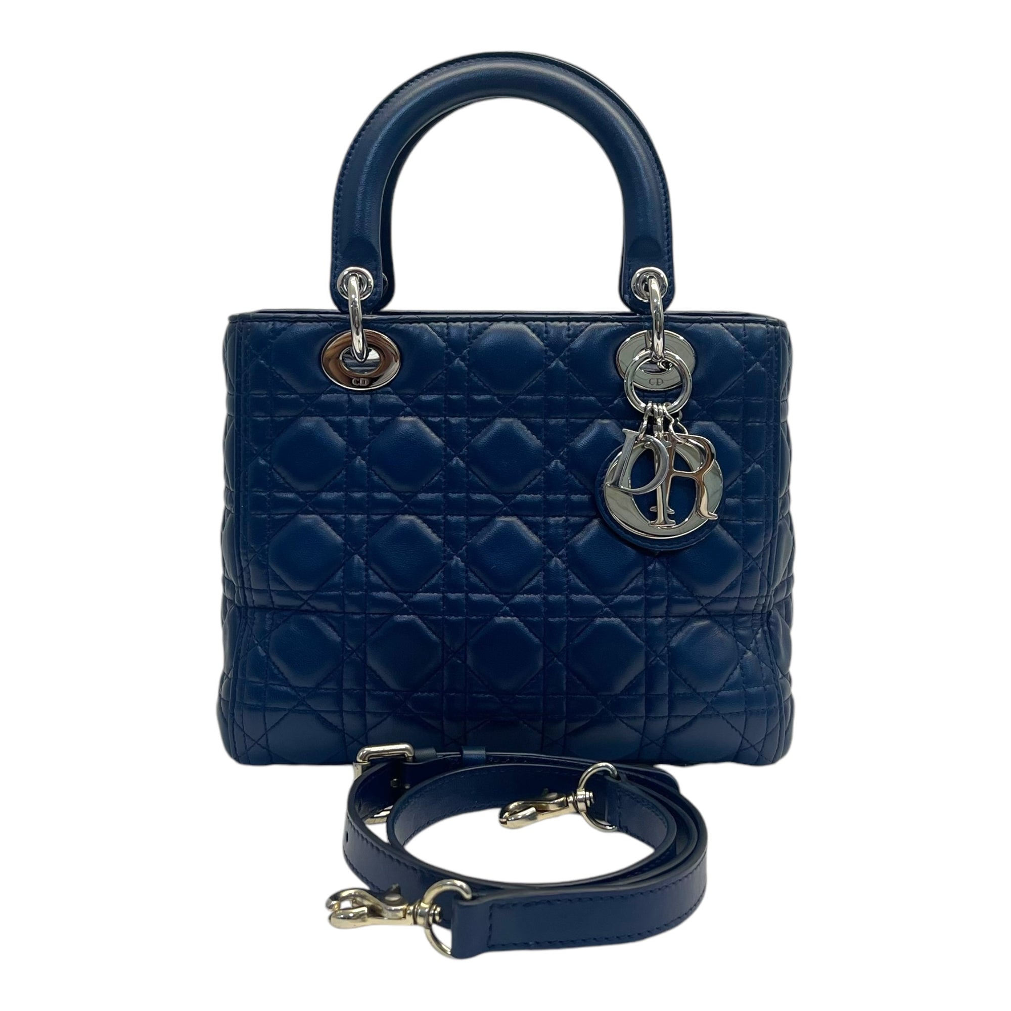 Lady Dior Medium Dark Blue