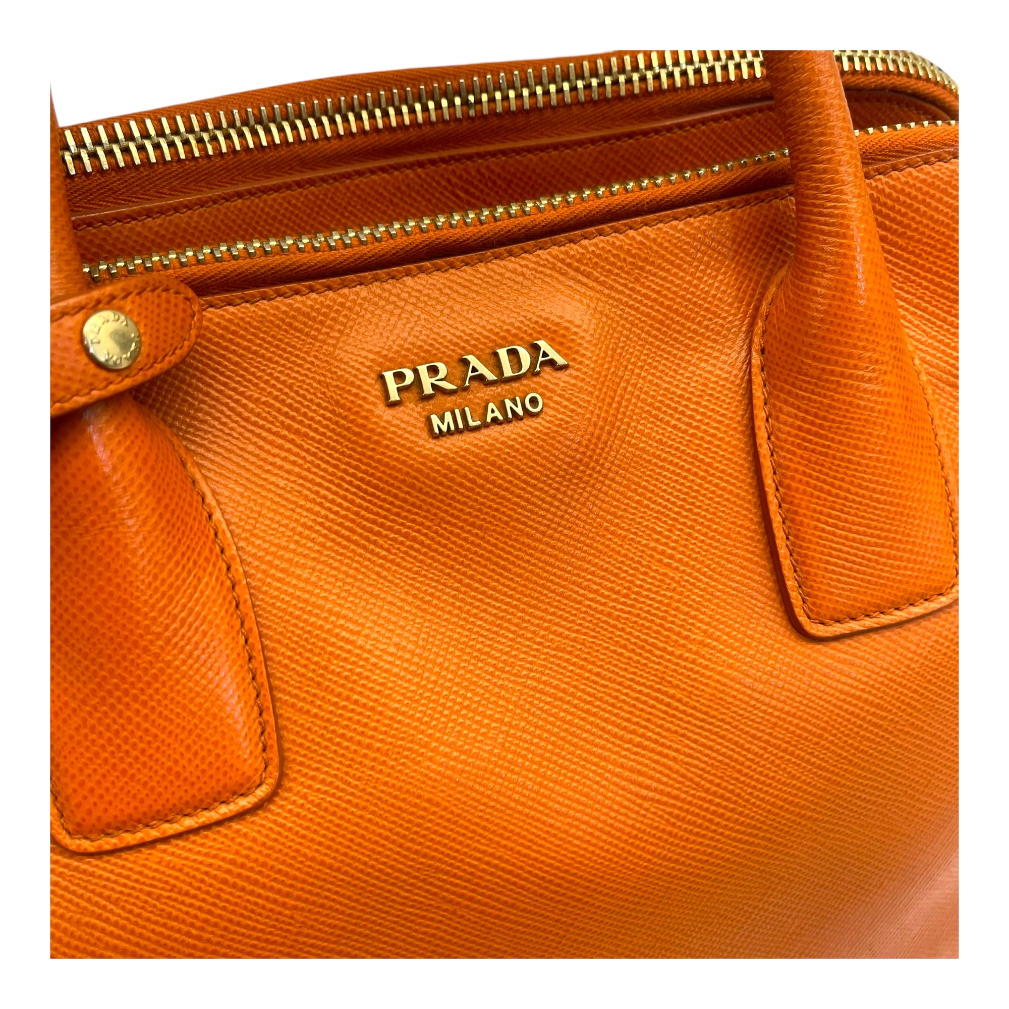 Prada Papaya handbag