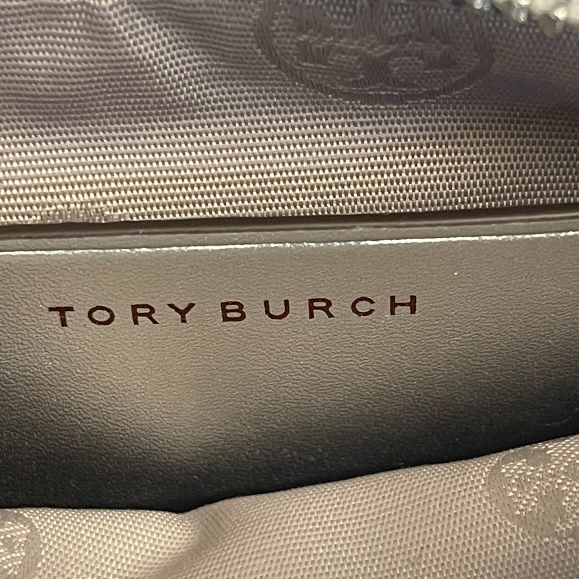 Tory Burch Ella Metallic Mini Tote Bag