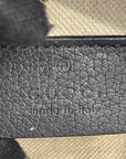 Gucci Grained Calfskin Small Gucci Web Belt Bag