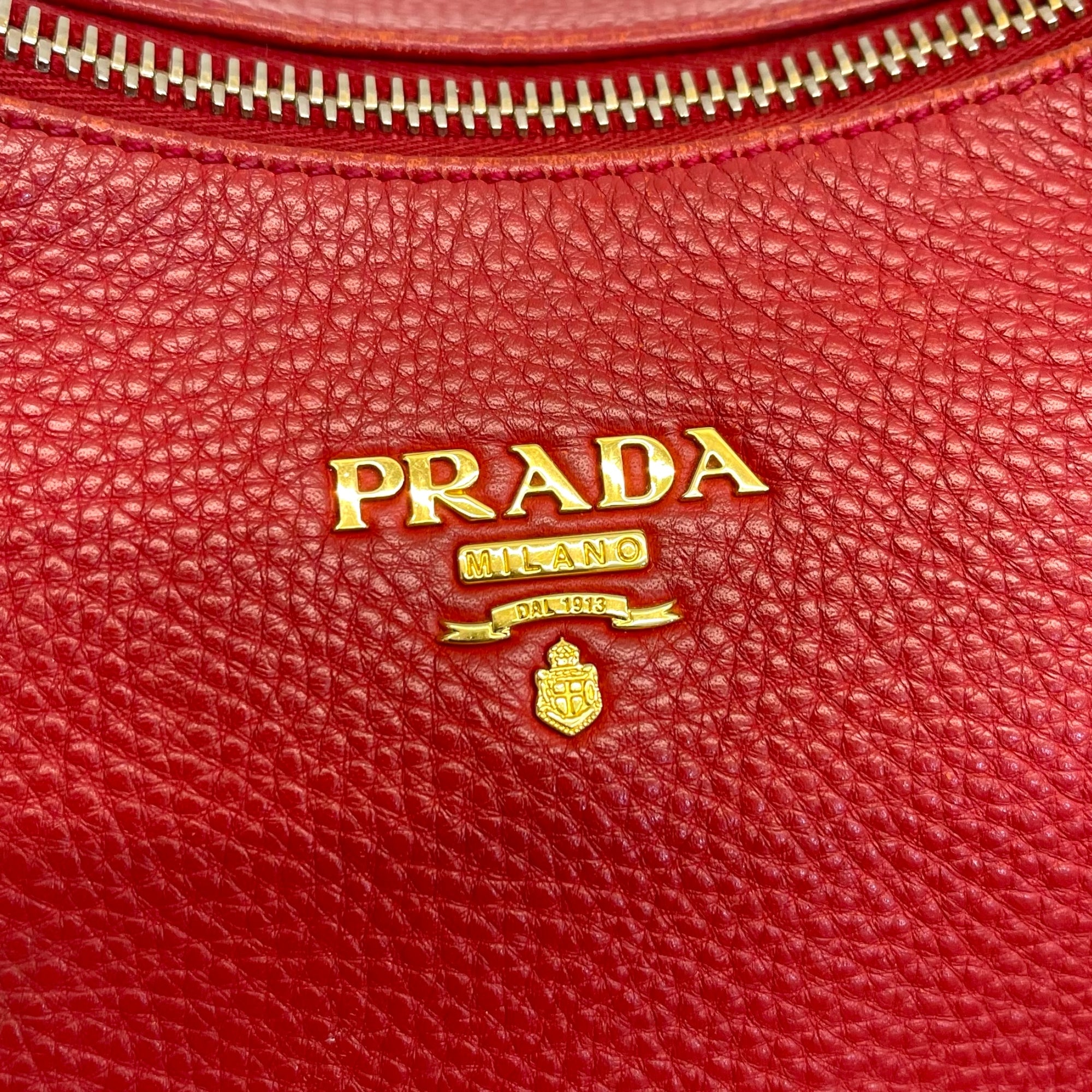 Prada Vitello Daino Hobo Bag