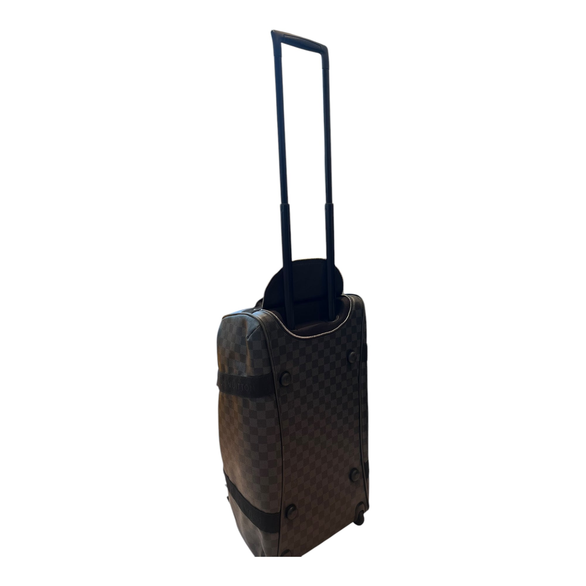 LV Horizontal Damier Duffle Suitcase Trolley Bag