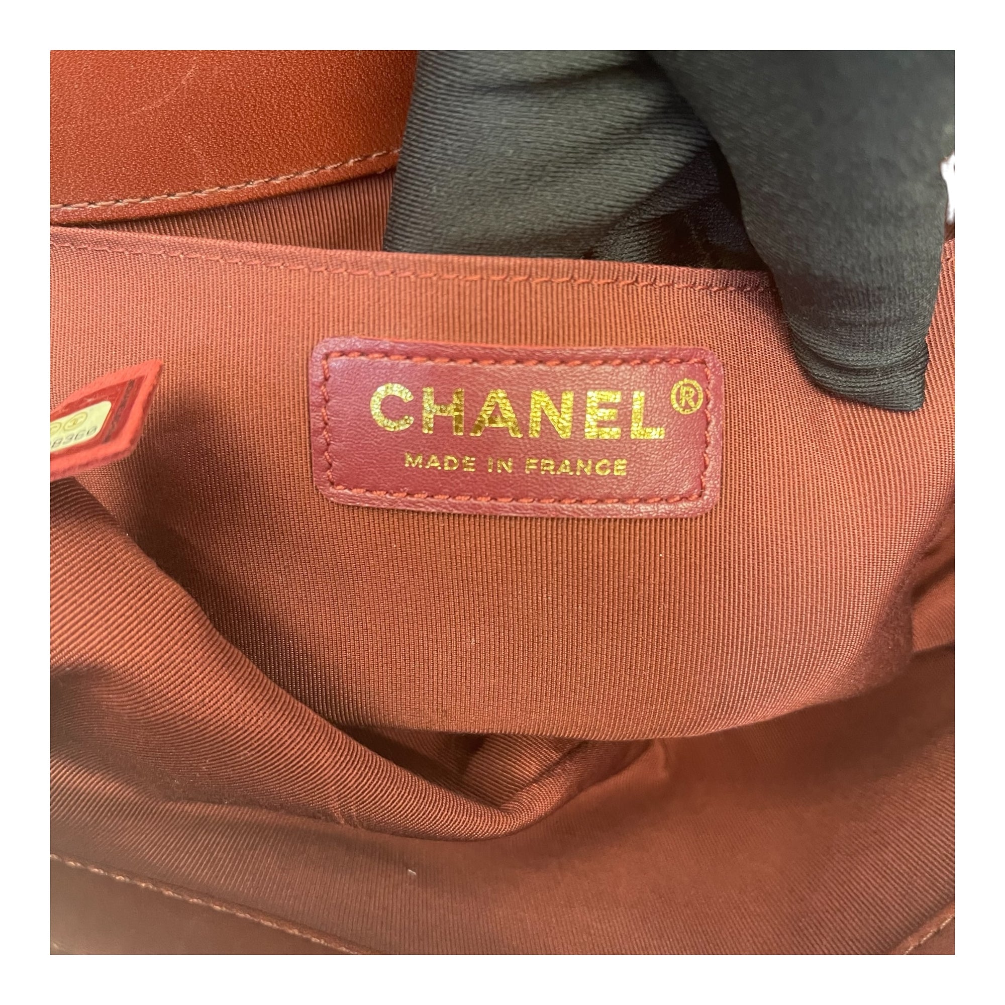 Chanel Calfskin Quilted Medium Boy Flap Red Bag