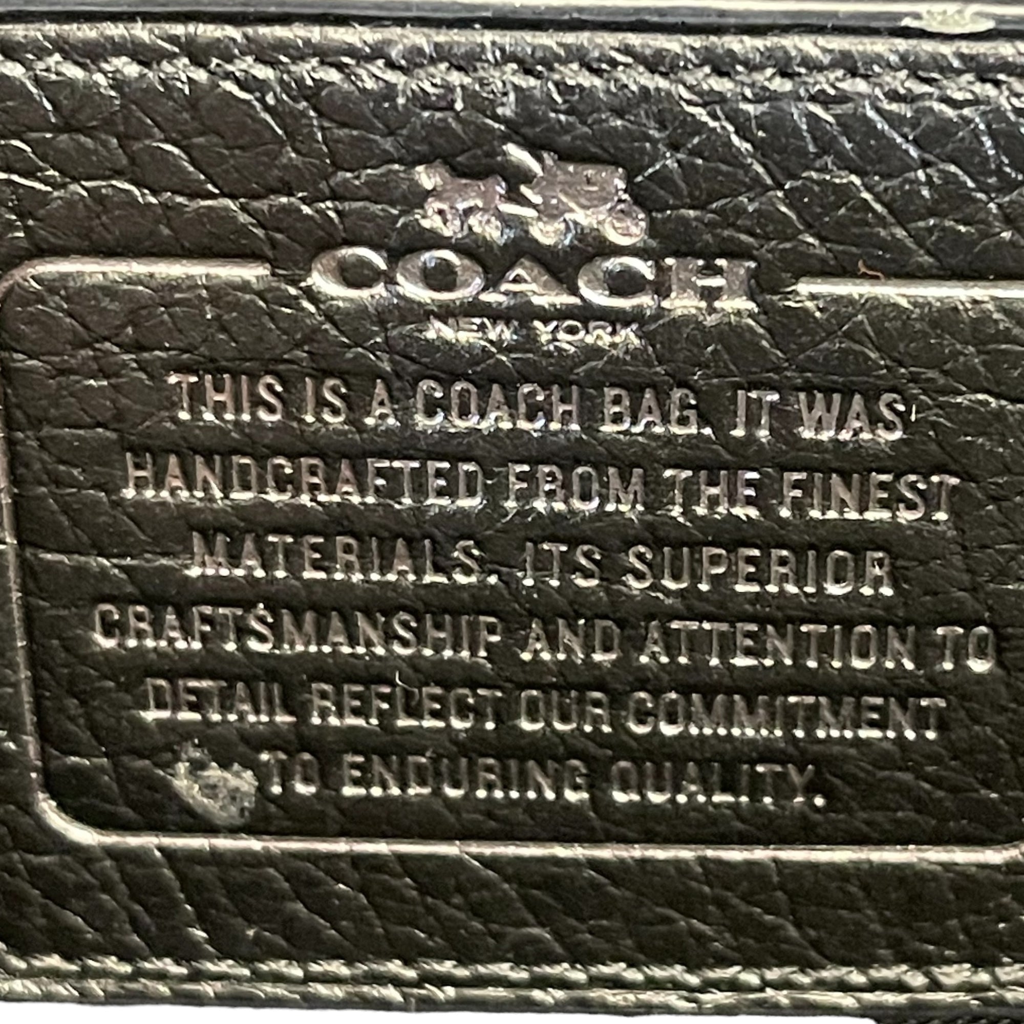 Coach Black Studded Satchel Bag