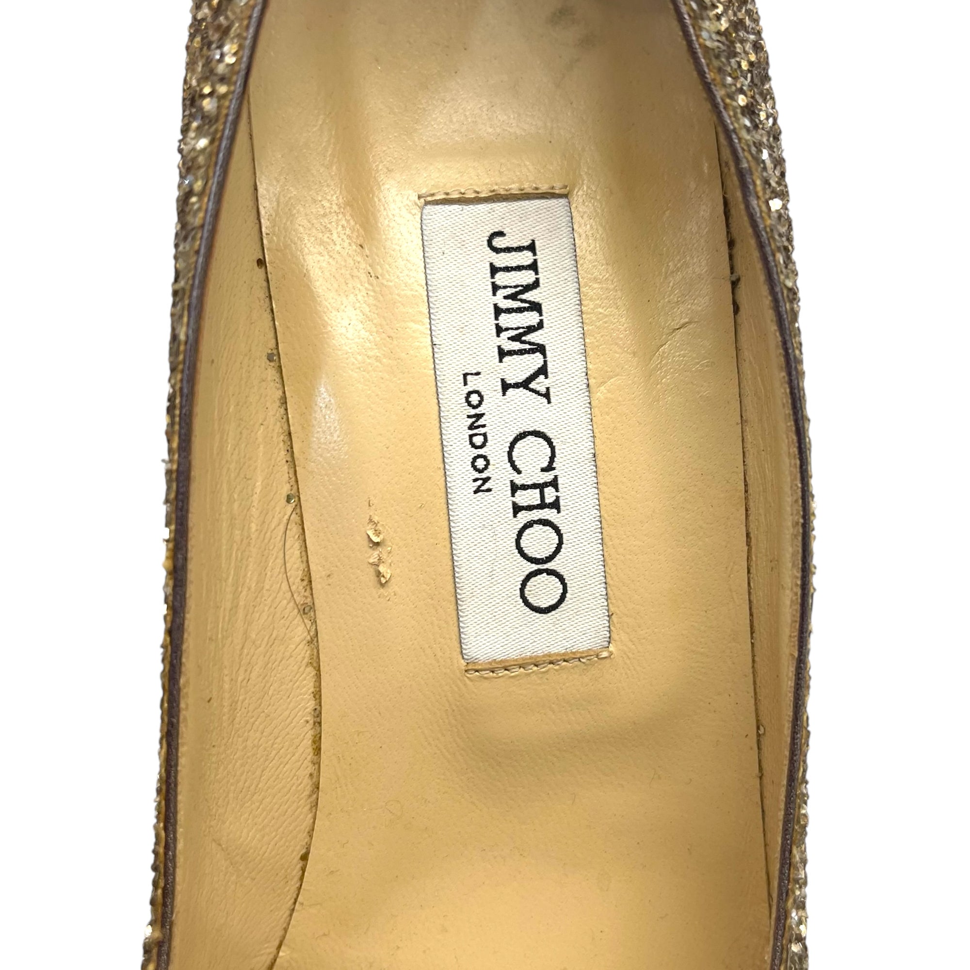 Jimmy Choo Shimmer Heels Size EU 40