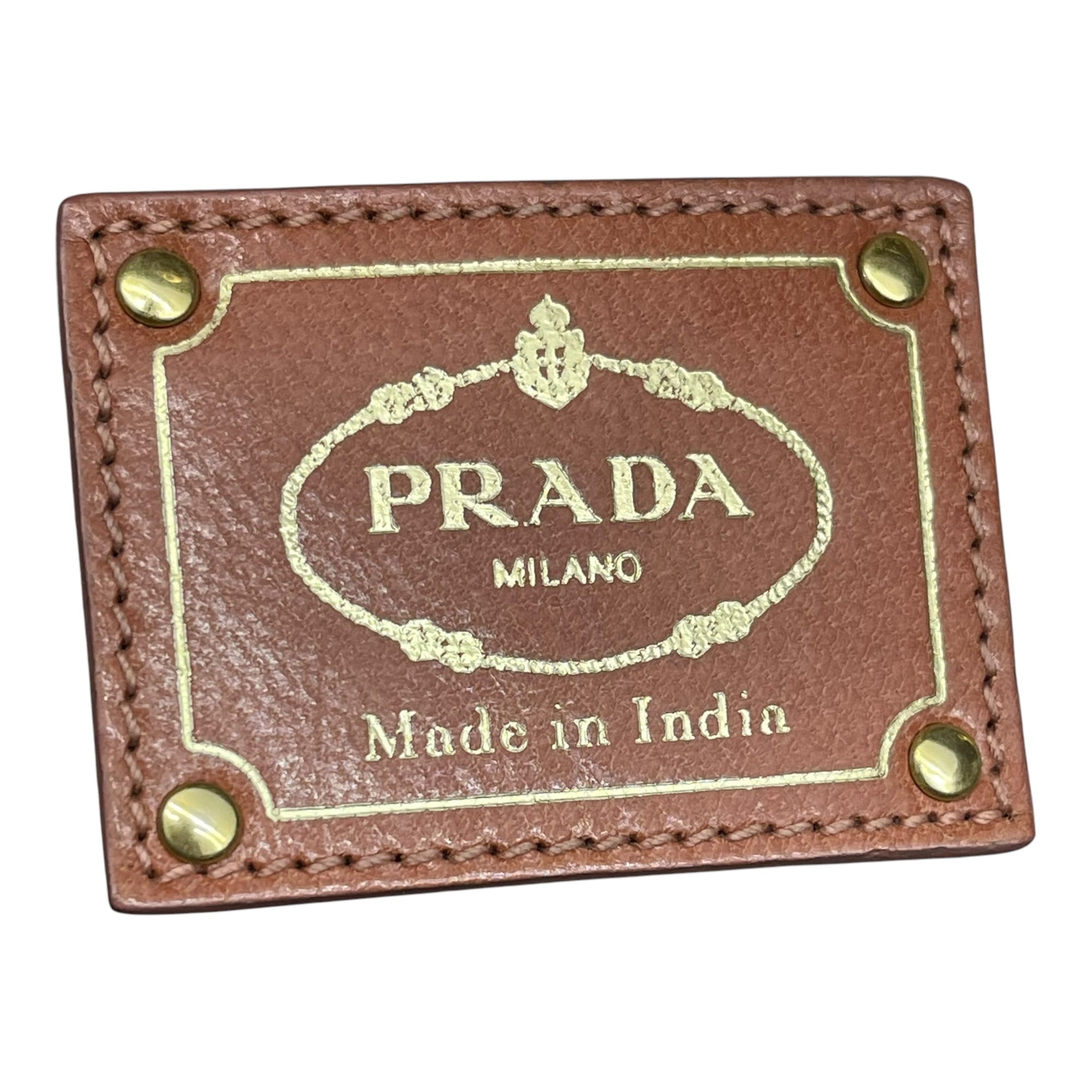 Prada Madras Handbag