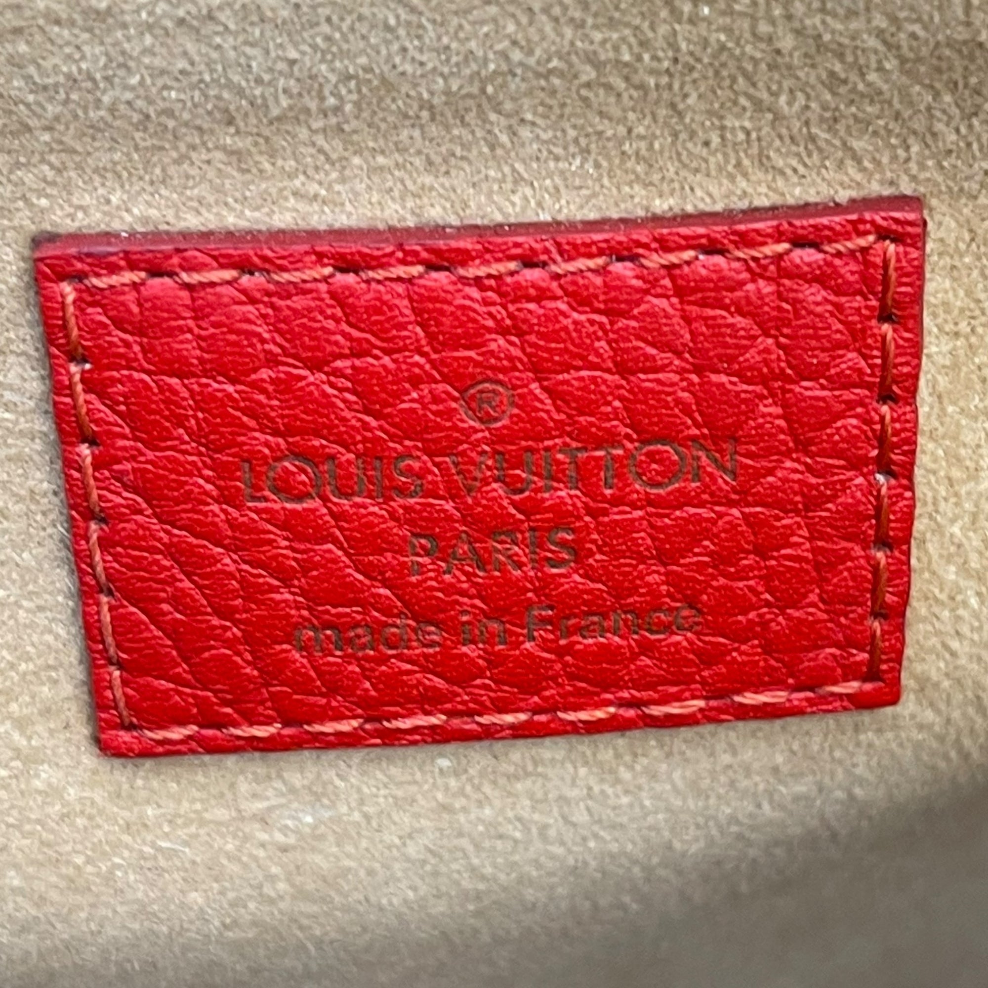 LV Red Volta Bag