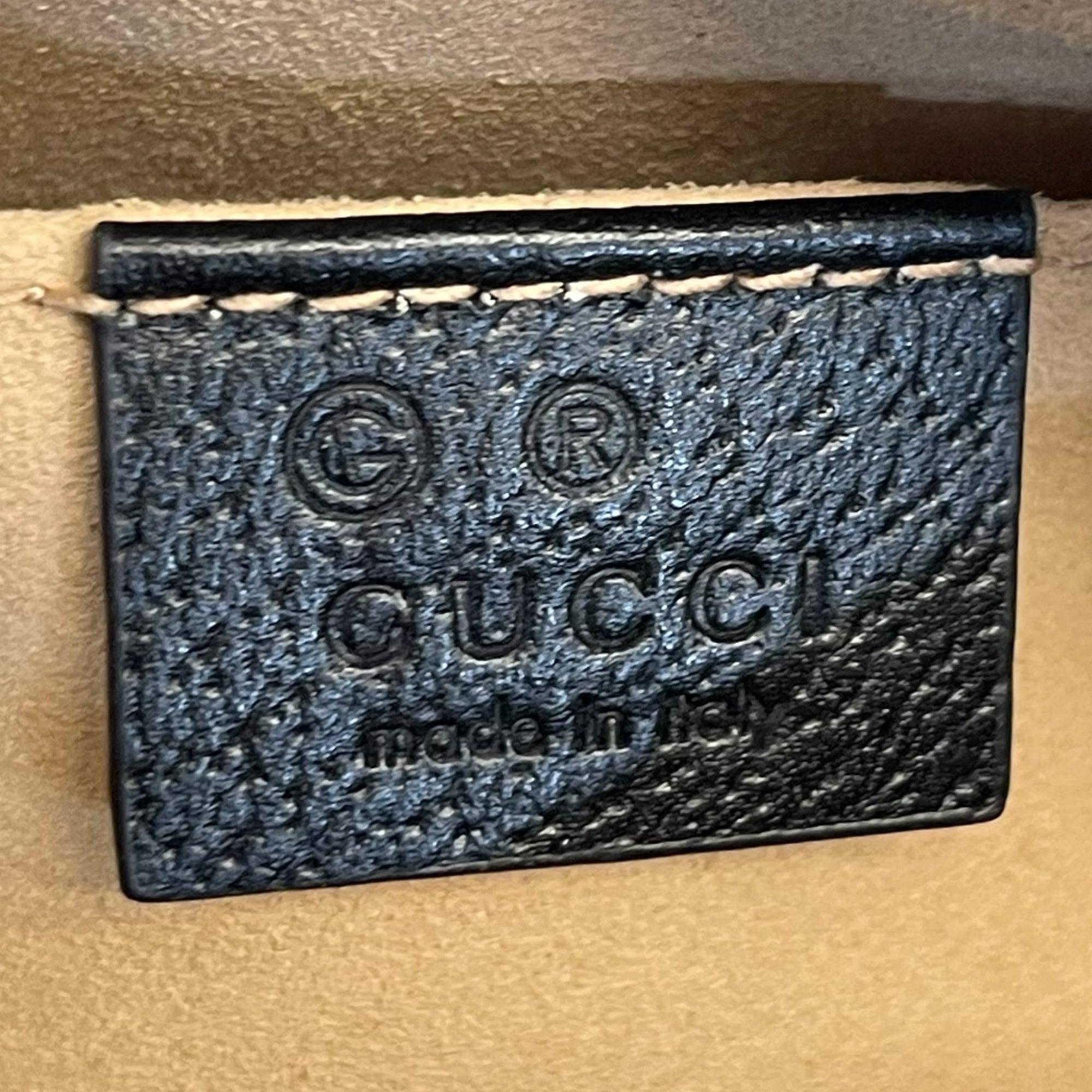 Gucci Web Leather Crossbody Bag