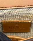 Gucci Lady Web Shoulder Bag GG Canvas Small Brown Bag