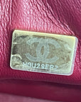 Chanel Red Velvet Flap Mini