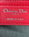 Lady Dior Large Red Lambskin