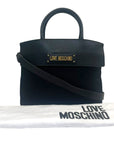 Moschino Small Top Handle Tote Bag