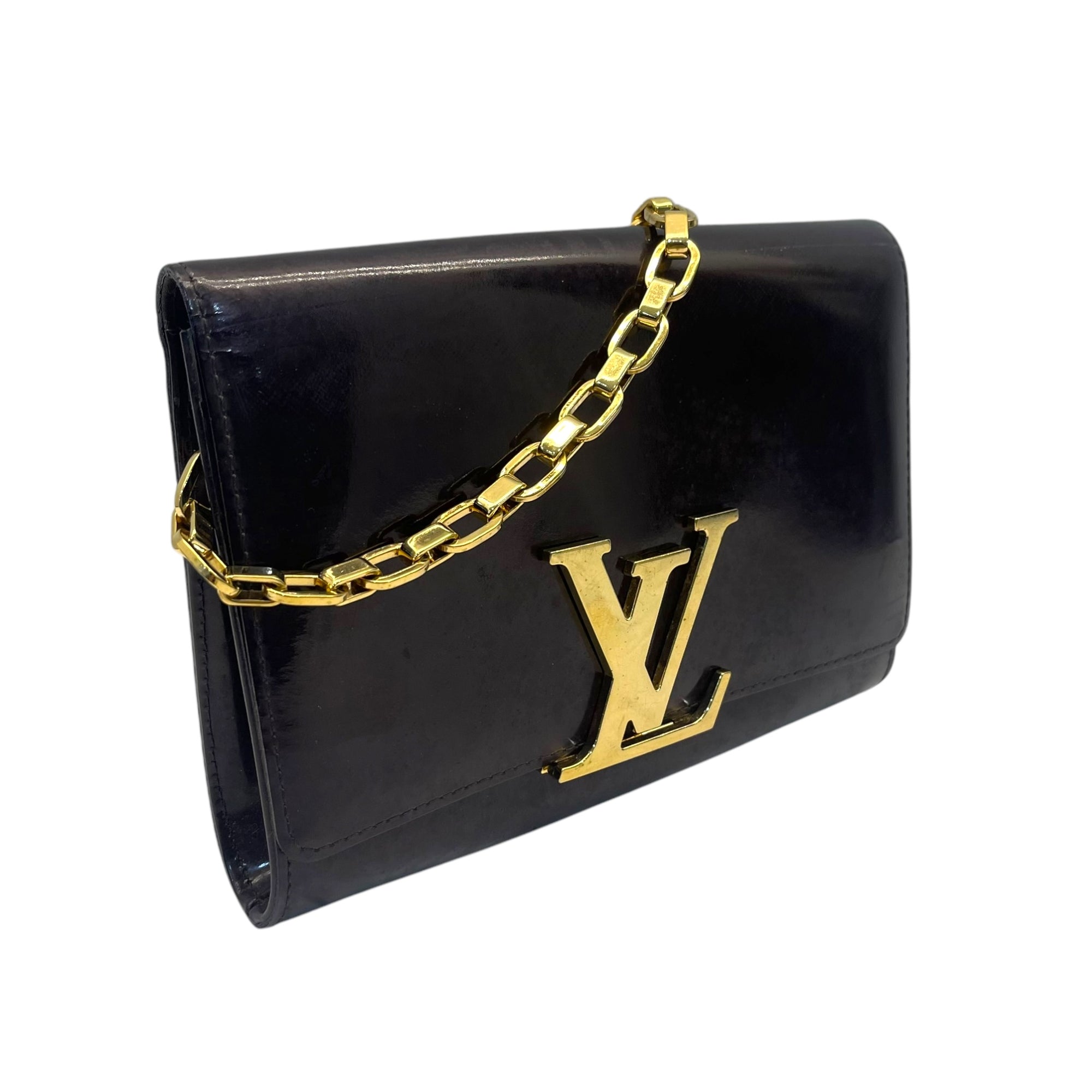 Louis Vuitton Vernis Amarante Chain Louis Gm Bag