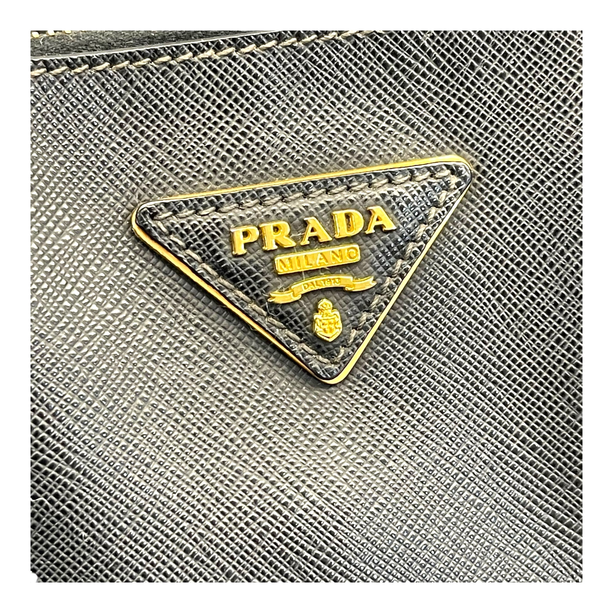 Prada black saffiano