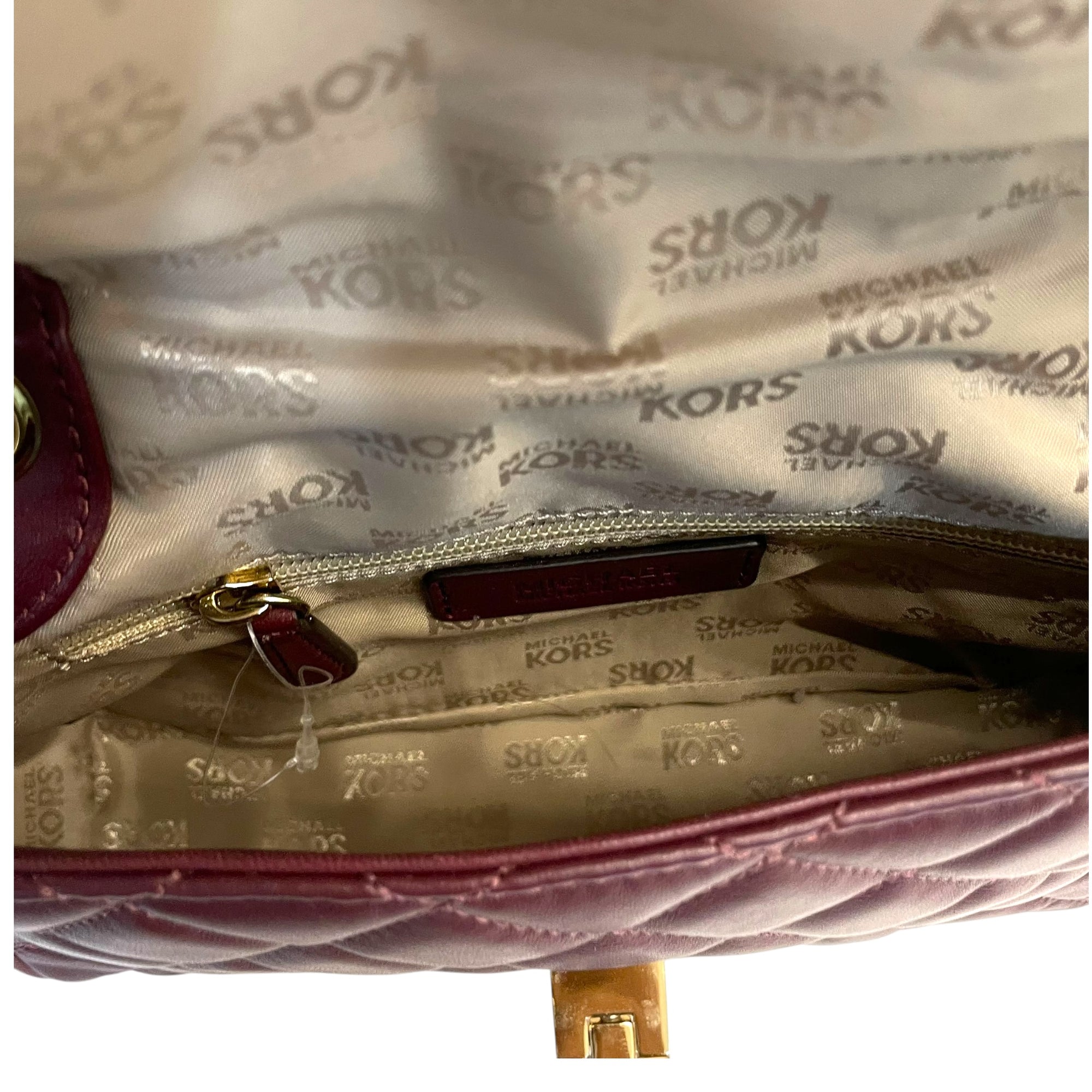 Michael Kors Maroon Shoulder Bag