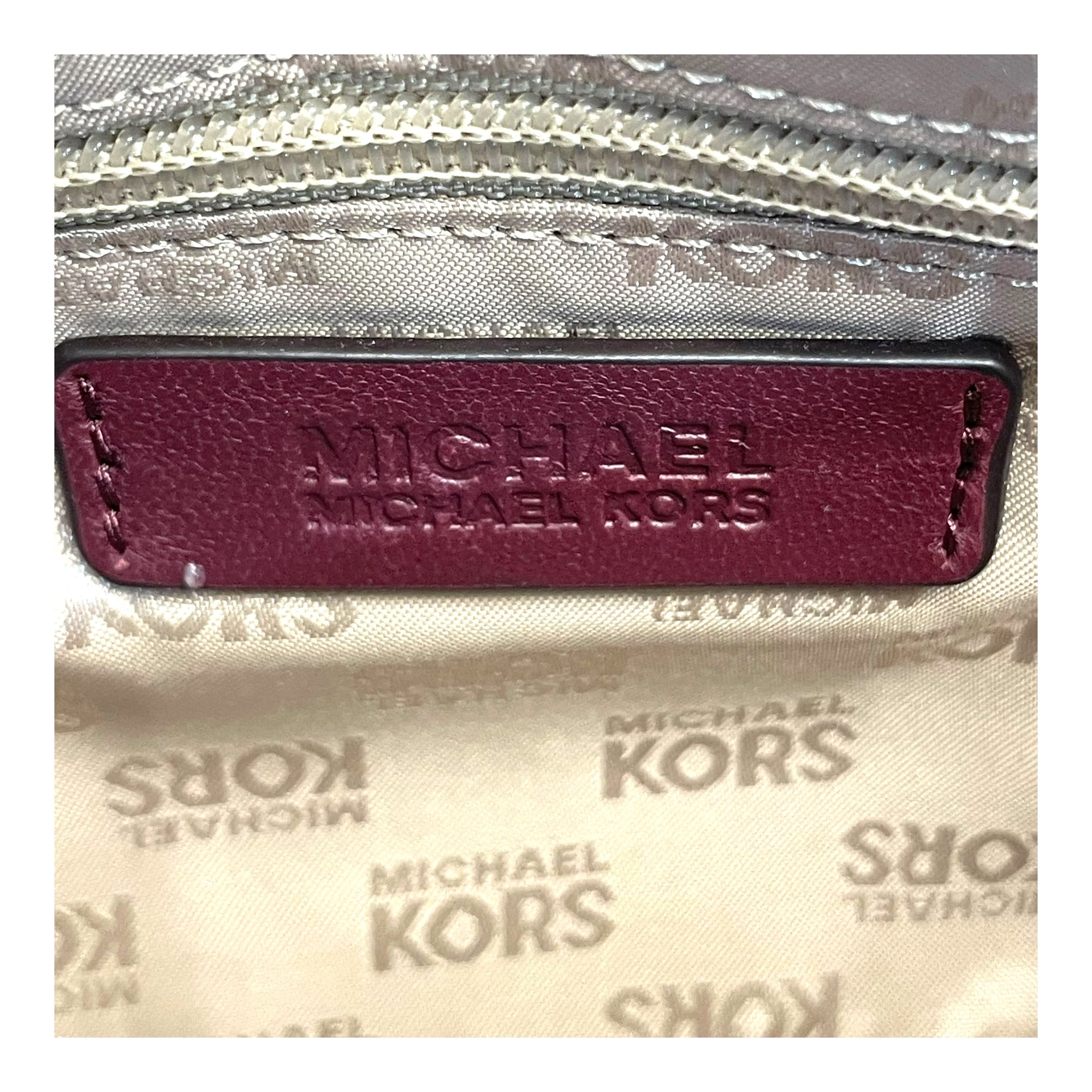 Michael Kors Maroon Shoulder Bag