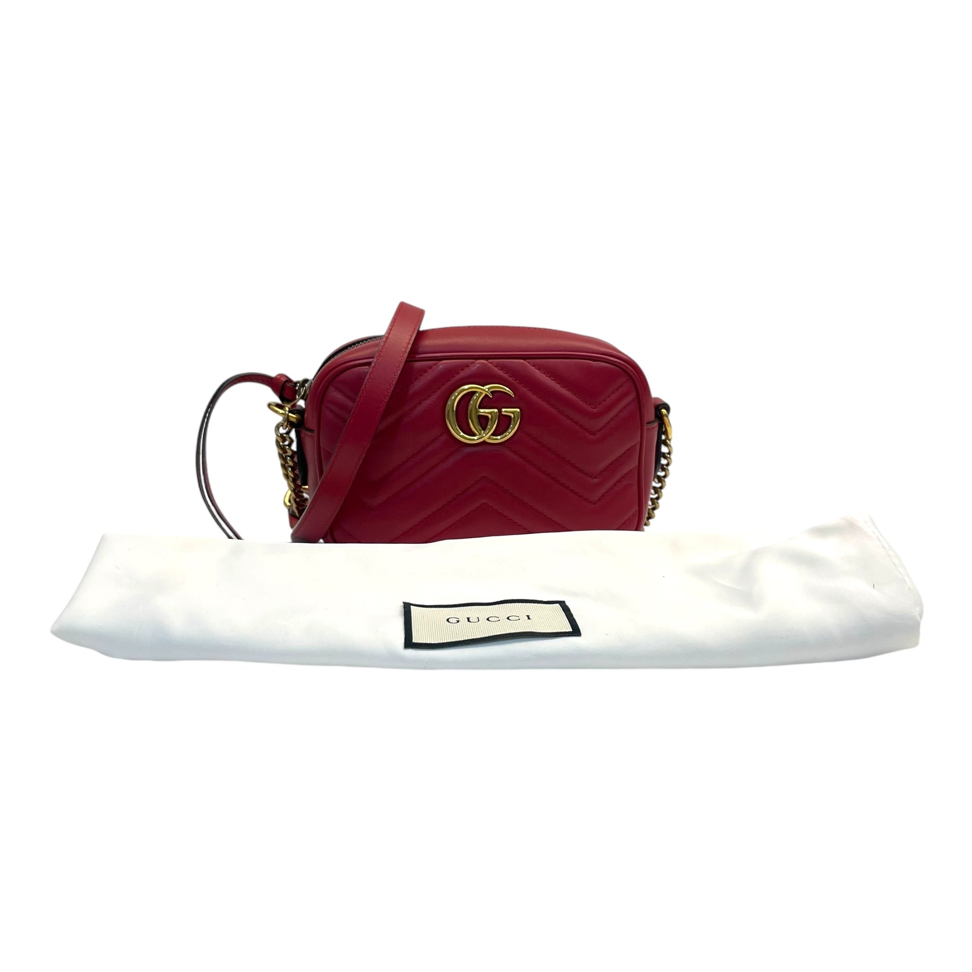 Gucci GG Marmont Shoulder Bag Matelasse Leather