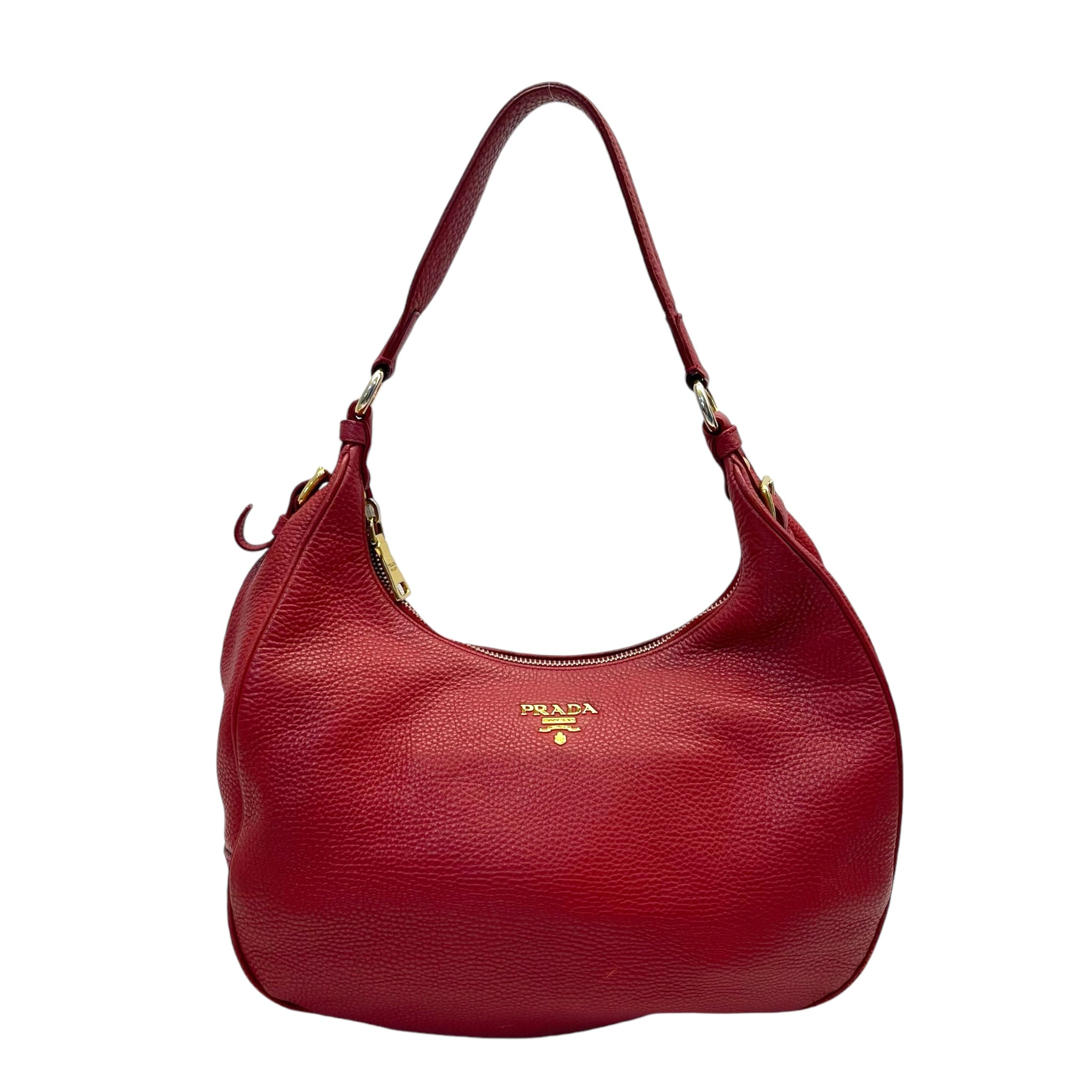 Prada small daino leather hobo bag online