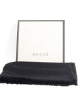 Gucci Black GG Jacquard Shawl