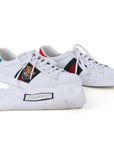 Gucci Leather Ace Embroidered Tiger Low Top Sneakers - Size EU 41